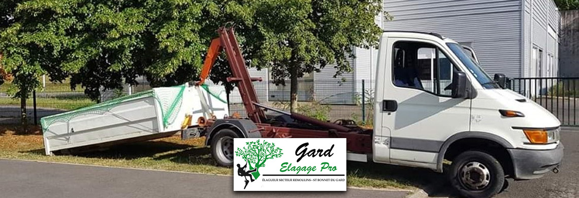 Location de benne pour déchets verts Remoulins Nîmes Saint Bonnet du Gard